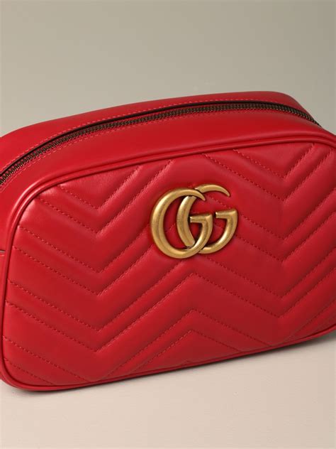 gucci red camera bag|Gucci snapshot bag.